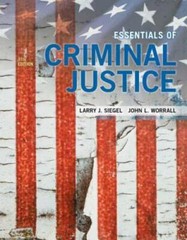 Essentials of Criminal Justice – Paperback By Siegel, Larry J. – GOOD