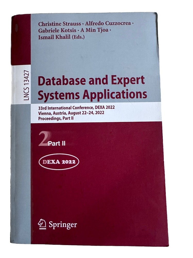 Lecture Notes in Computer Science Ser.: Database and Expert Systems Applications