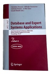 Lecture Notes in Computer Science Ser.: Database and Expert Systems Applications
