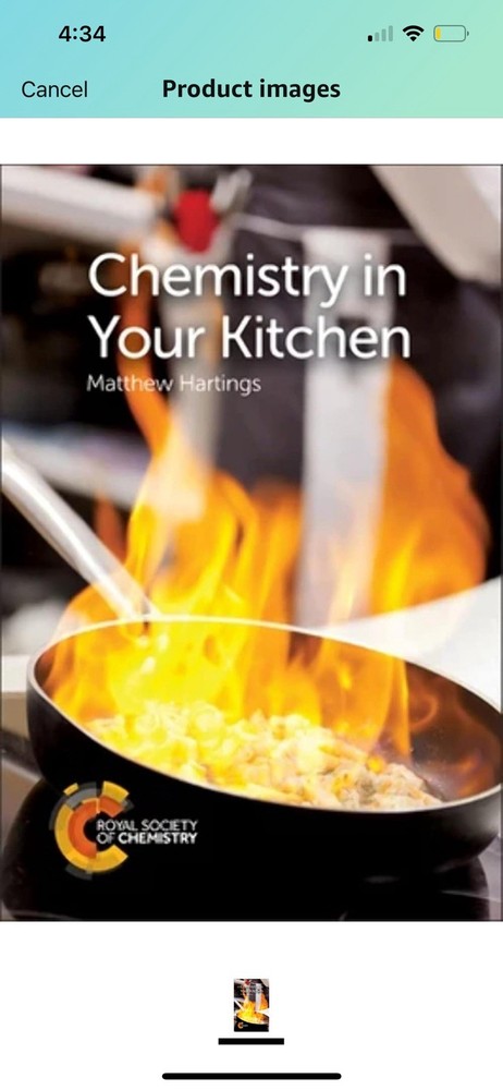 Chemistry in Your Kitchen by Matthew Hartings (2016, Uk-Trade Paper)