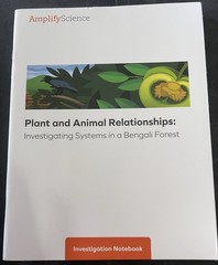 Amplify Science Plant&Animal Relationships: Investigation Notebook Grade2,10 Pck