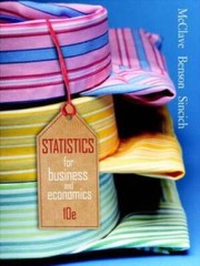 Statistics for Business & Economics (10th Edition) – Hardcover – GOOD