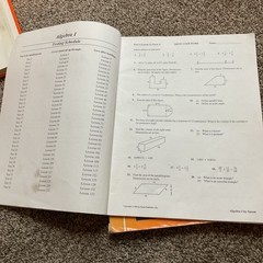 Saxon Algebra 1 2nd Edition Textbook Solutions Manual Tests & Homeschool Packet