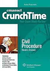 CrunchTime: Civil Procedure by Steven Emanuel