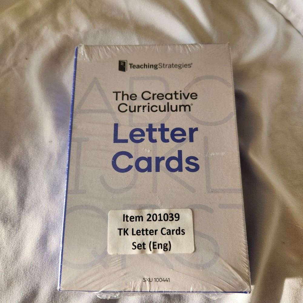 The Creative Curriculum Teaching Strategies Letter Cards New