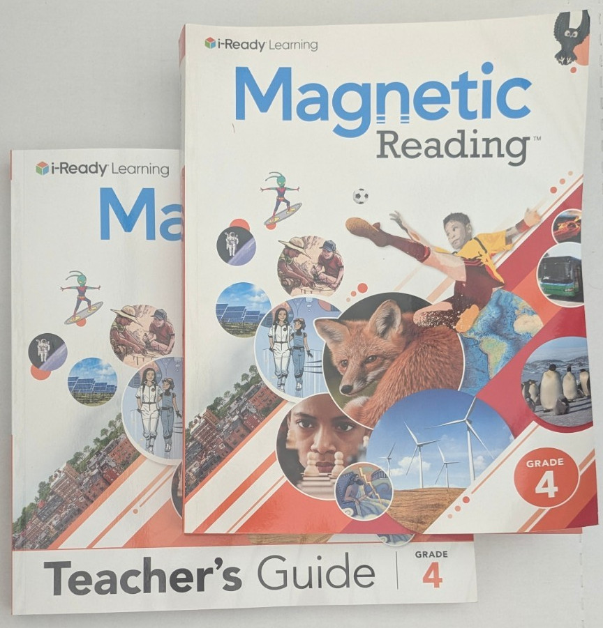 (set) I-Ready Learning Magnetic Reading Grade 4 With TEACHER’S GUIDE