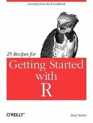 25 Recipes for Getting Started With R, Paperback by Teetor, Paul, Like New Us…