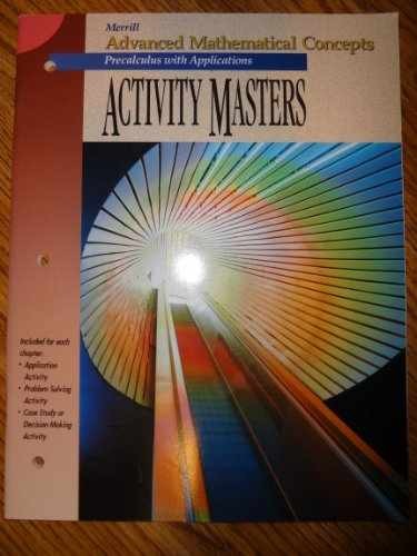 Activity Masters: – Paperback, by Glencoe: McGraw Hill – Acceptable n