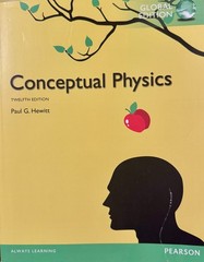 12th Edition Conceptual Physics, Paul G. Hewitt – Global Edition