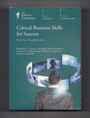 CRITICAL BUSINESS SKILLS FOR SUCCESS 10-DVD set + Book SEALED Great courses