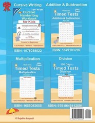 Handwriting Practice Book for Kids Ages 6-10 : Printing Workbook for Grades 1, 2