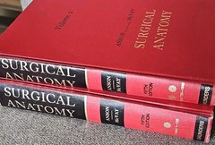 Surgical Anatomy Volume 1+2 Book Anson McVay 1971 GC HC