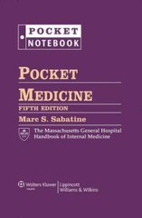 Pocket Medicine: The Massachusetts General Hospital Handbook of Internal – GOOD