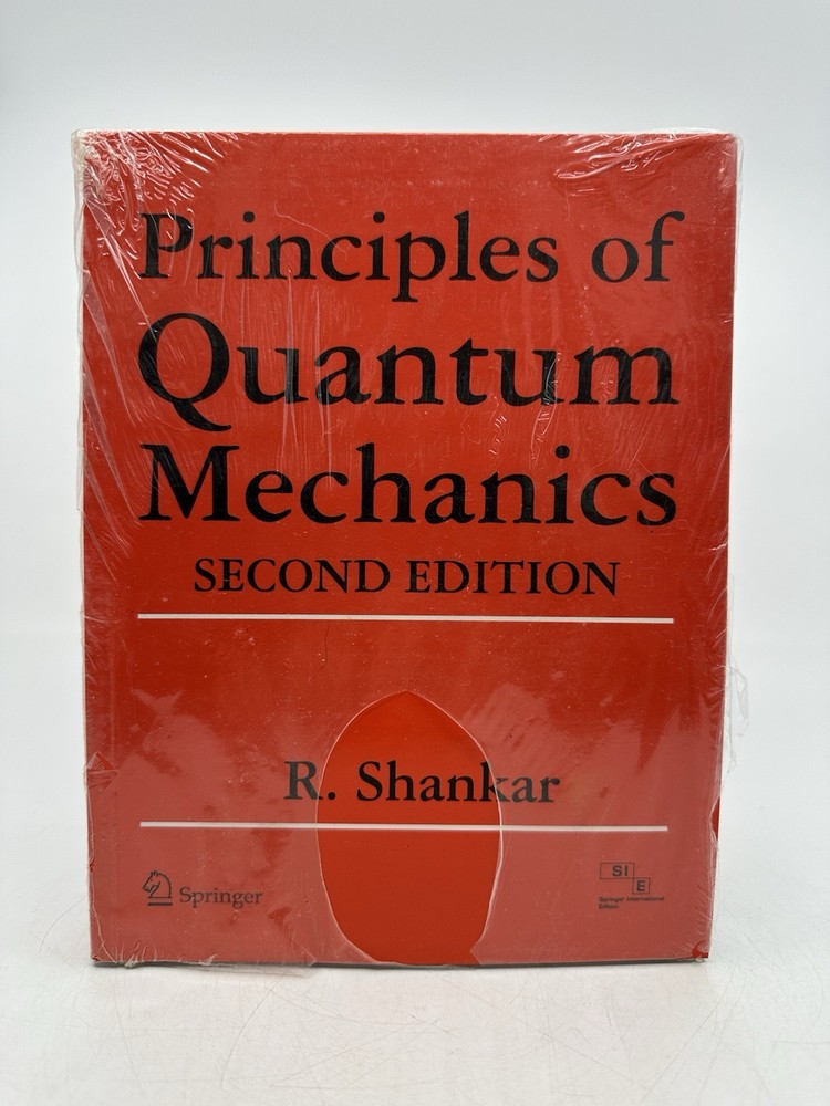 Principles of Quantum Mechanics 2nd Ed R Shankar PB Springer New in Plastic Wrap
