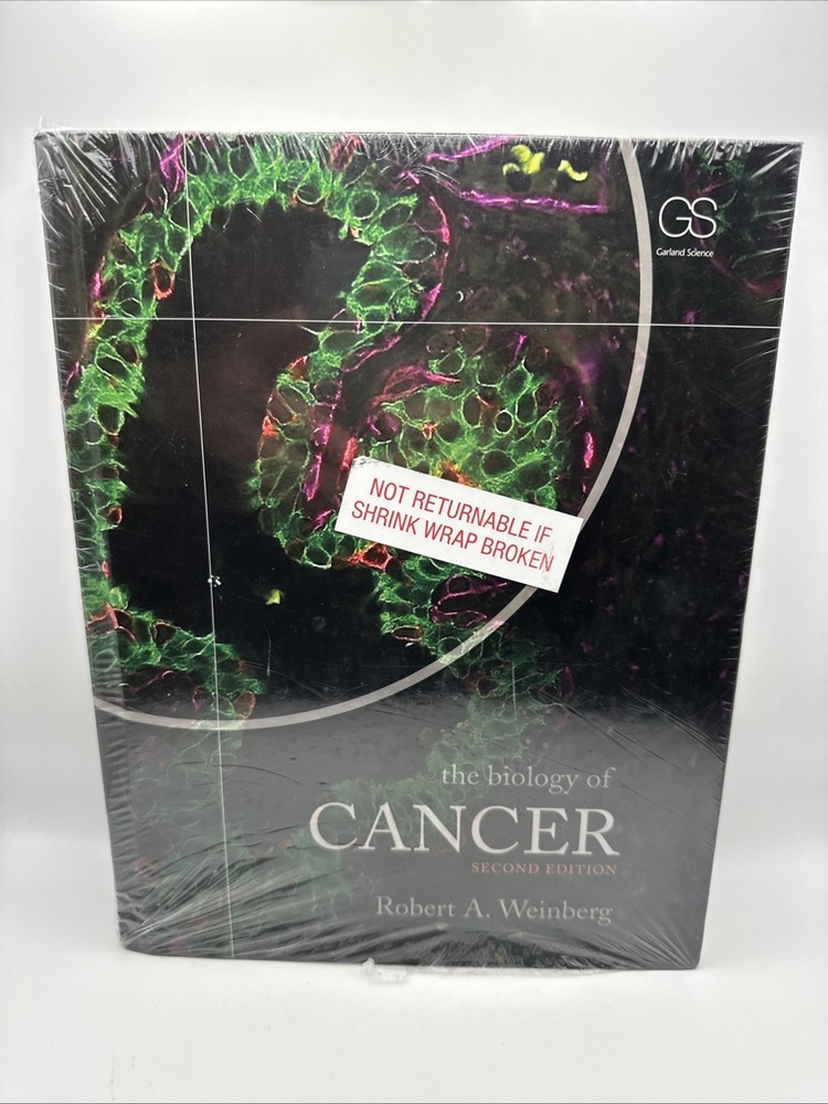 The Biology of Cancer 2nd Edition by Weinberg (2013, Hardcover w/ DVD + Poster)