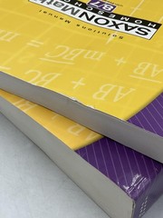 SAXONMath HOMESCHOOL 8/7 With Prealgebra Set, 2 Books Paperback Hake Saxon