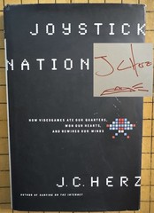 Joystick Nation by J. C. Herz (SIGNED, HC, 1st Edition, 1st Printing, 1997)