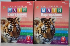 HMH: Math Expressions California Student Activity Book Grade 2 Volume 1 & 2