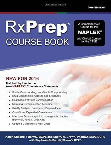 RxPrep Course Book: A Comprehensive Course for the NAPLEX and Clinical Co – GOOD