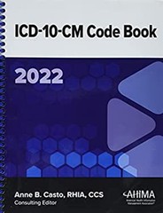 ICD-10-CM Code Book Spiral Ed 2022 Paperback Ahima