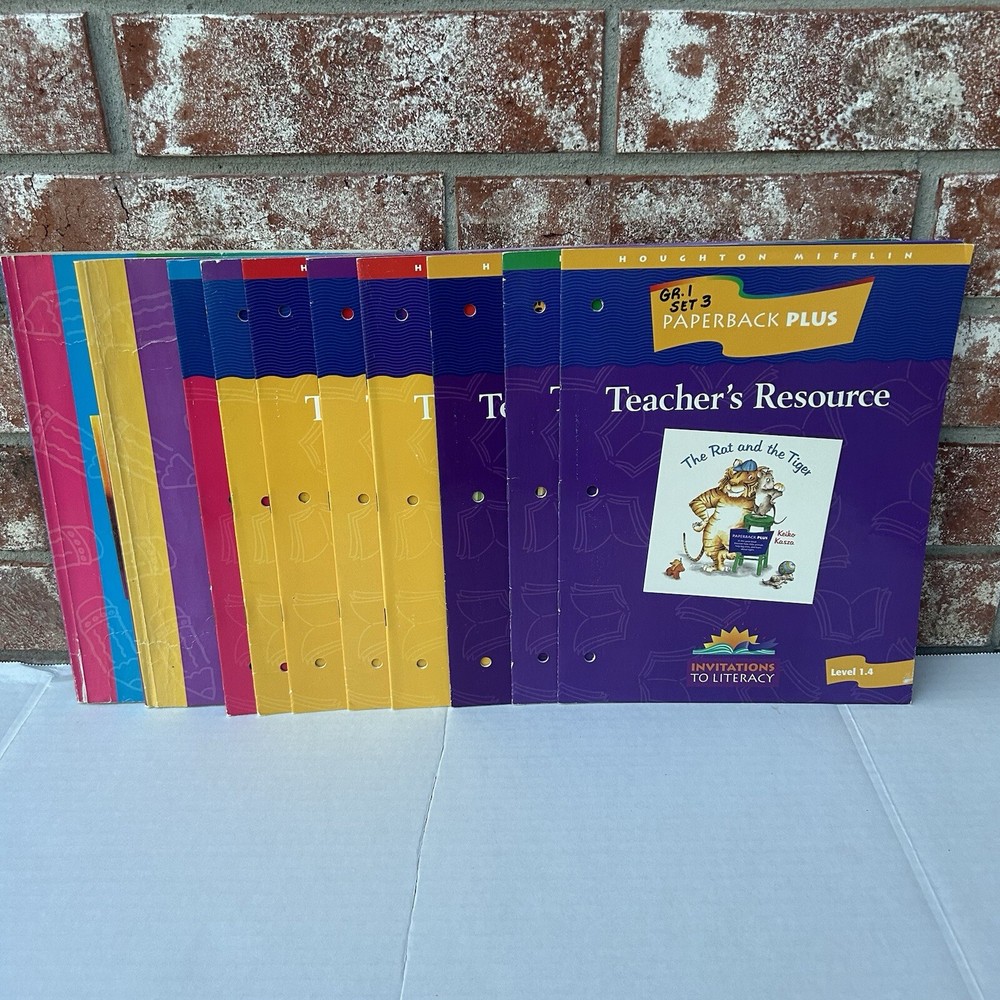 Houghton Mifflin Invitations To Literacy Activity Teacher’s Ed 10 Ct Book Lot