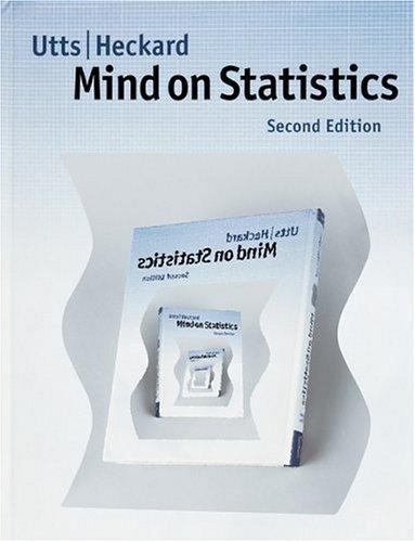 Mind on Statistics [With CDROM] by Utts, Jessica M.; Heckard, Robert F.