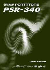 Yamaha PSR-340 Instruction Manual: 128 Pages & Protective Covers!