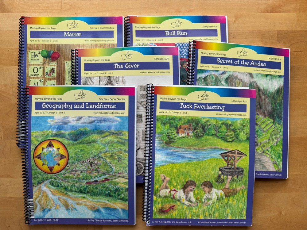 Moving Beyond The Page Ages 10-12 Lot Of 6 Language Arts & Social Studies NEW