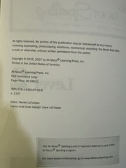 All About Spelling Level 2 Home Schooling Curriculum Black And White Edition