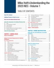 Mike Holt’s 2023 Understanding the National Electrical Code Book Package