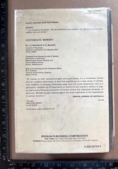 ZIPPEL: Memory and Transfer of Information (Plenum Press, 1973)