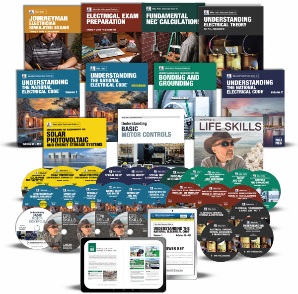 Mike Holt’s 2023 Journeyman Supreme Exam Prep DVD Library