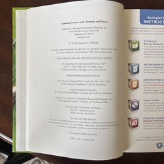 Exploring Creation with Chemistry and Physics, Apologia, 2013