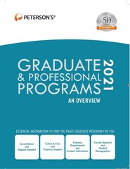 Graduate & Professional Programs: An Overview 2021 (Peterson’s…