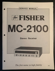 Fisher MC-2100 – Service Manual – ORIGINAL 1978