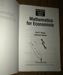 MATHEMATICS FOR ECONOMISTS BOOK VIVA NORTON STUDENT EDITION TEXTBOOK CARL SIMON