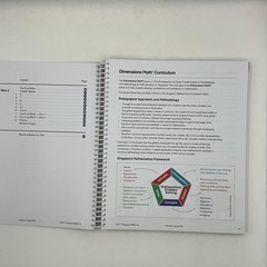 DIMENSIONS MATH TEACHER’S GUIDE PKA SINGAPORE MATH PAPERBACK RED GREEN 2018