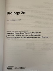 OpenStax Biology 2e 2-Volume Paperback Set 2018 Clark Choi Douglas new unused