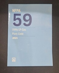 NFPA 59, Utility LP-Gas Plant Code 2021 edition Paperback New Stock Free Ship