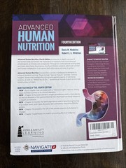 Advanced Human Nutrition – Hardcover Code Unused Medeiros, Denis M – GOOD