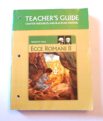 Ecce Romani II Fourth Edition Teacher’s Guide Chapter Resources & Blackline Mast