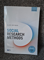 Social Research Methods by Alan Bryman 5th Edition Book