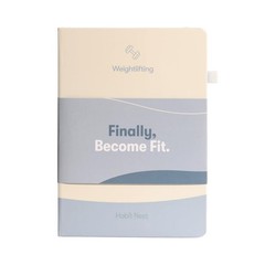 The Weightlifting Transformation Gym Buddy Journal by Habit Nest. 12-Week Tr…