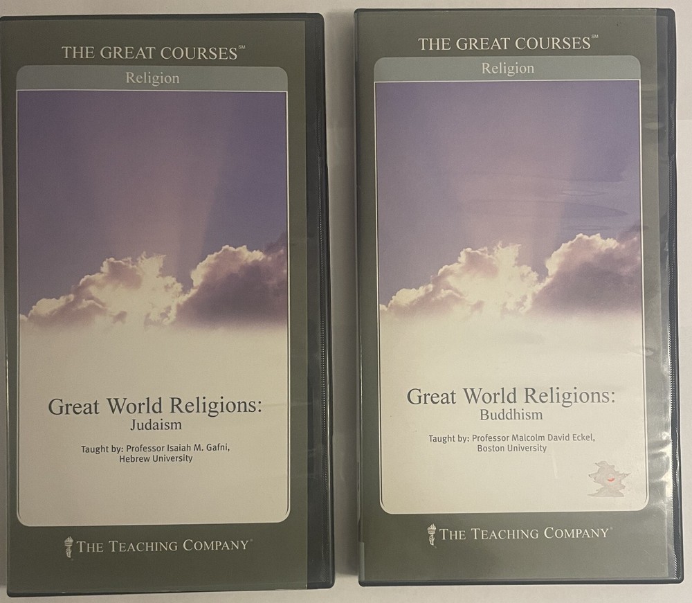 The Great Courses Religion both Judaism and Buddhism The Teaching Company, VGC!!
