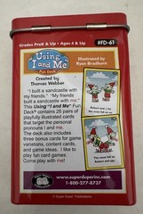 Using I and Me Fun Deck Thomas Webber (2003, Cards,Flash Cards) super duper