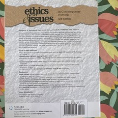 Delmar Cengage Learning Ethics & Issues in Contemporary Nursing 3rd Ed Burkhard…
