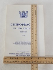 Bulk Lot of 7 Chiropractic in New Zealand 1979 Report Parker College Reprints