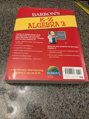Barron’s Easy Way Ser.: E-Z Algebra 2 by Glenn Clemens and Meg Clemens (2012,…