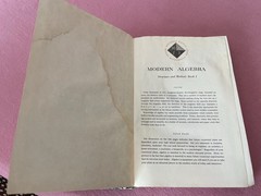 Modern Algebra Structure and Method Book 1 Hardcover 1965
