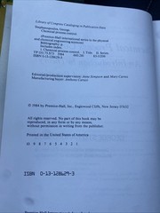 Chemical Process Control: – Paperback, by Stephanopoulos George –
